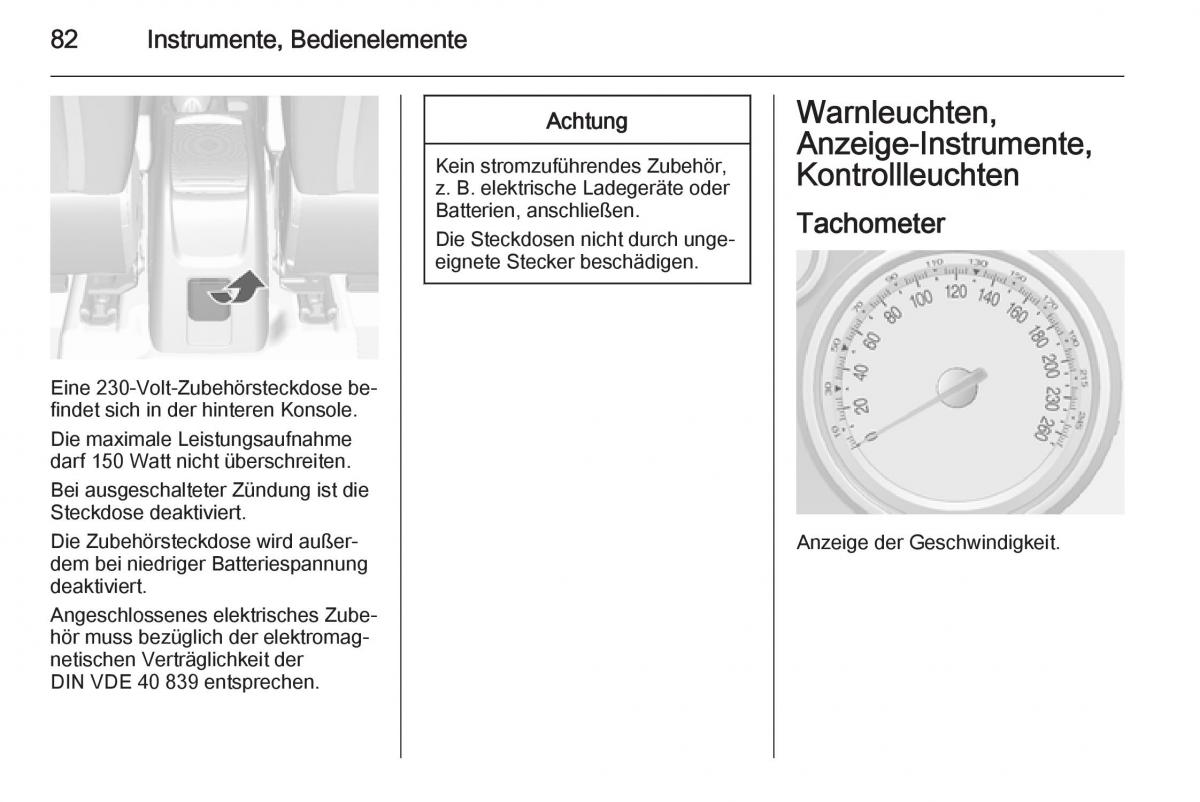 Opel Mokka Handbuch / page 84