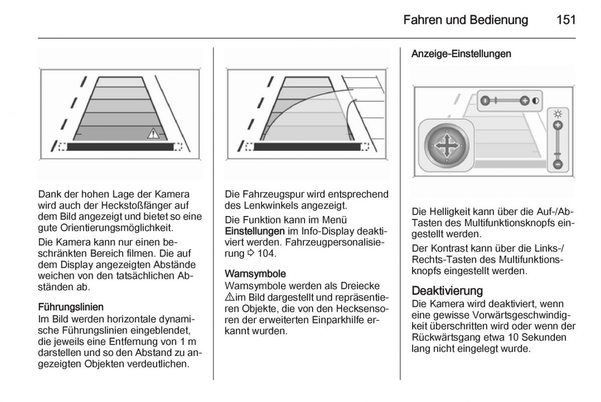 Opel Mokka Handbuch / page 153