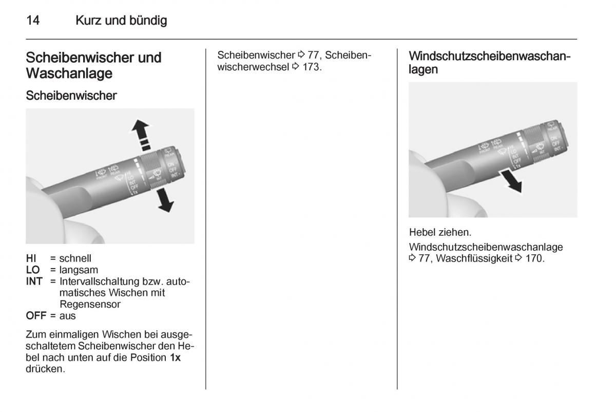 Opel Mokka Handbuch / page 16