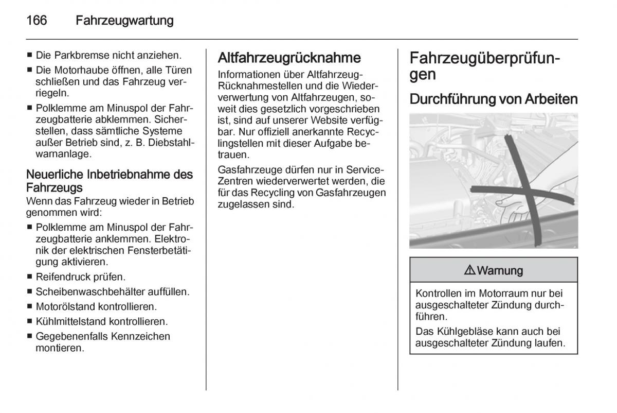 Opel Mokka Handbuch / page 168