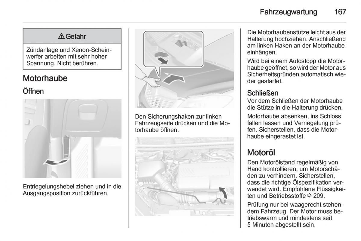 Opel Mokka Handbuch / page 169