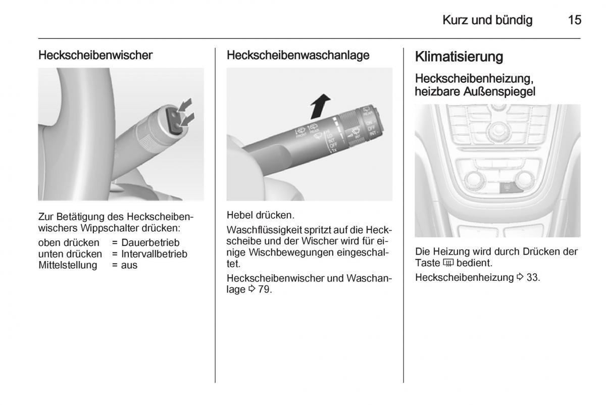 Opel Mokka Handbuch / page 17