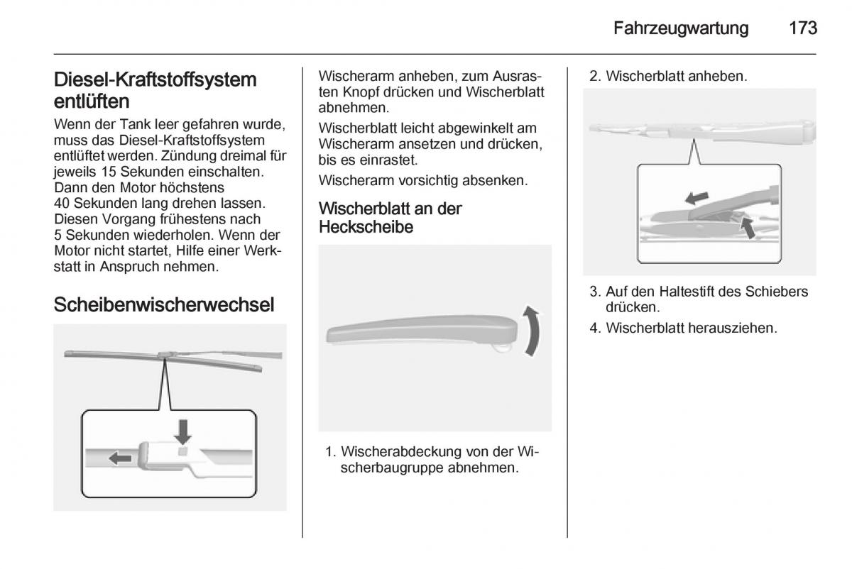 Opel Mokka Handbuch / page 175