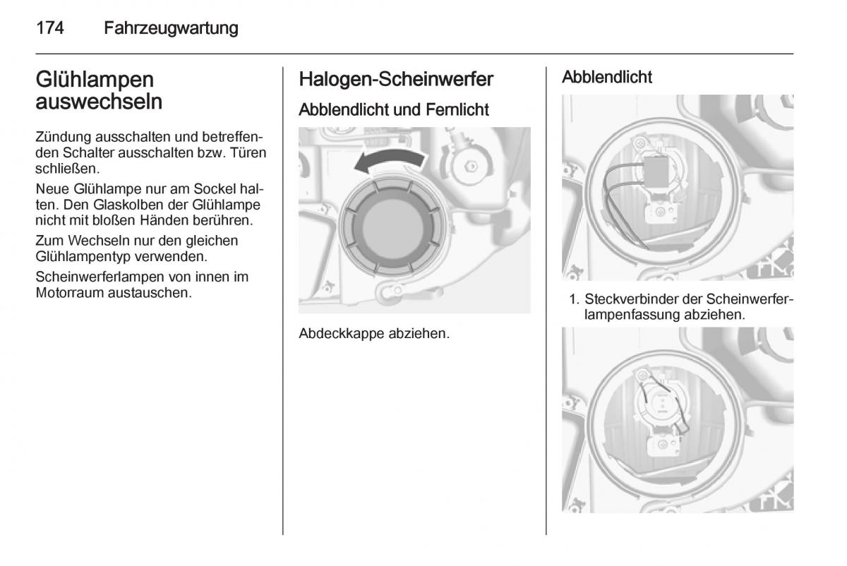 Opel Mokka Handbuch / page 176