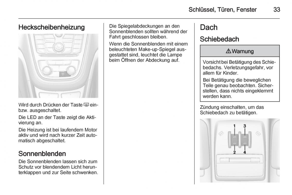 Opel Mokka Handbuch / page 35