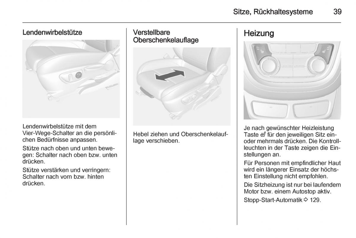 Opel Mokka Handbuch / page 41