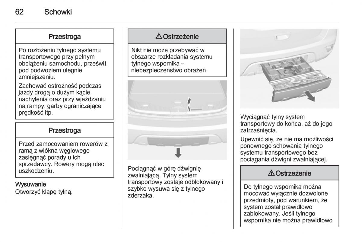 Opel Mokka instrukcja obslugi / page 64