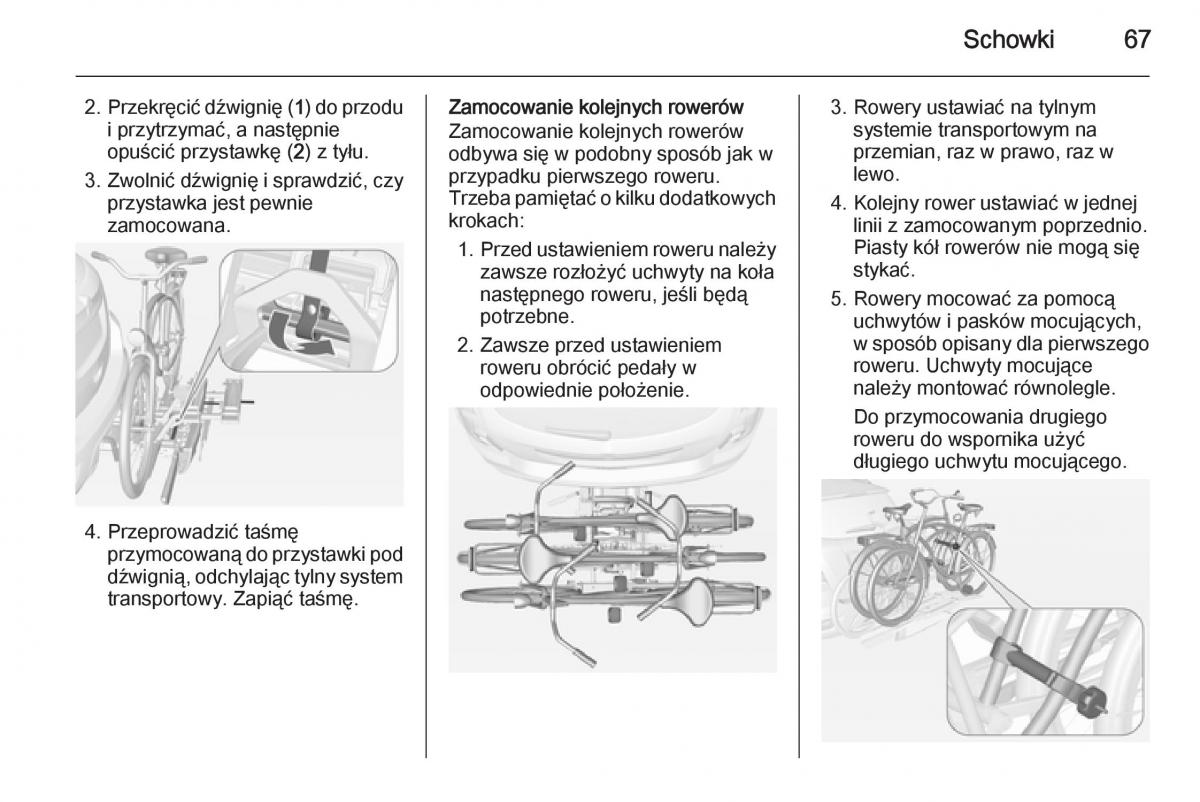 Opel Mokka instrukcja obslugi / page 69