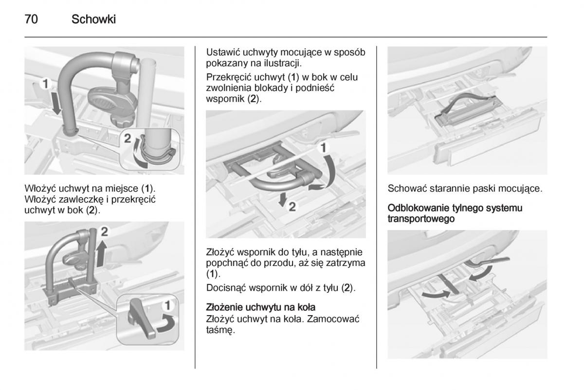 Opel Mokka instrukcja obslugi / page 72