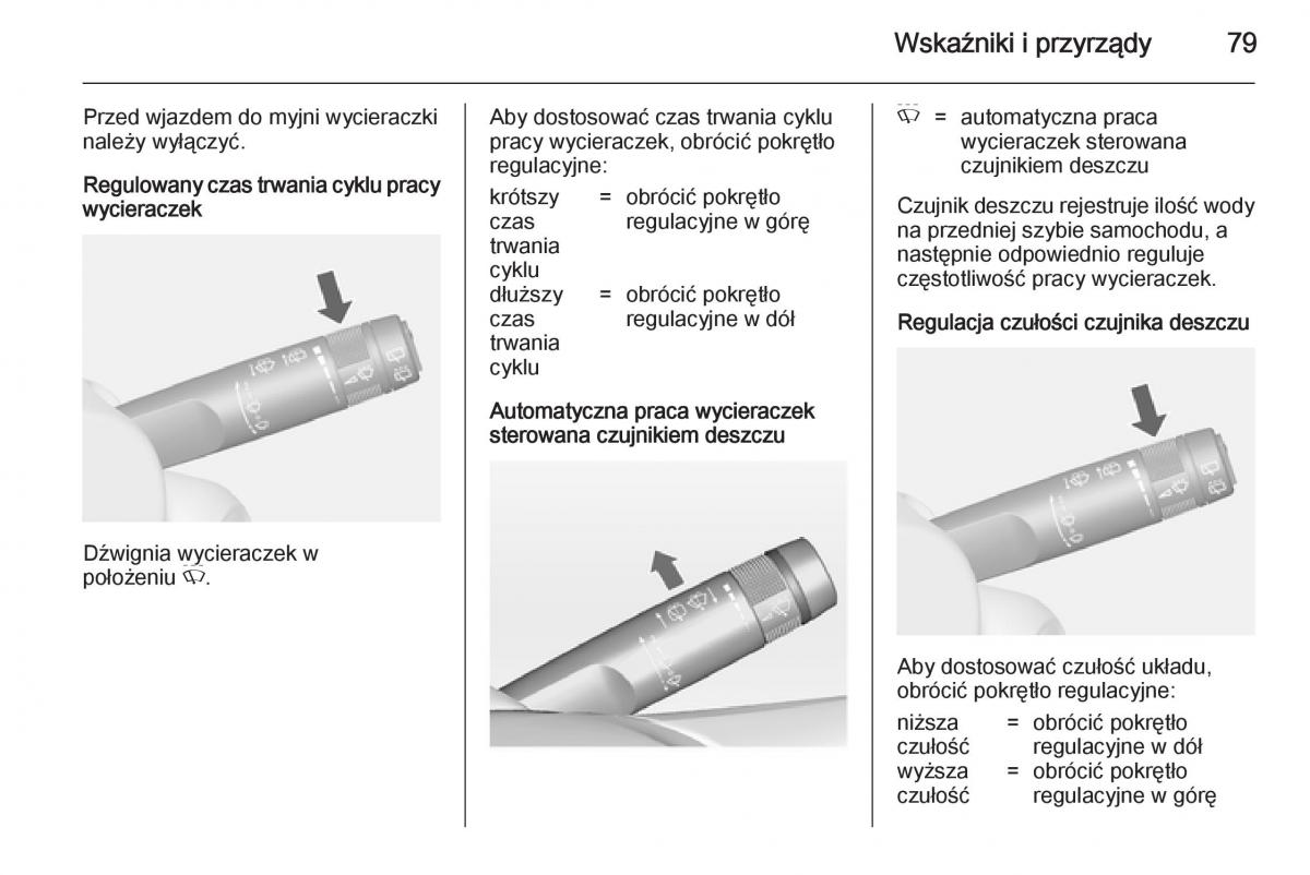 Opel Mokka instrukcja obslugi / page 81