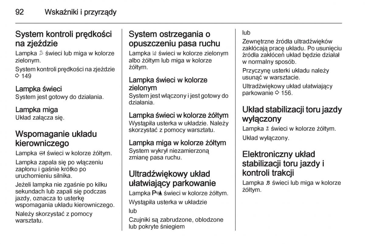 Opel Mokka instrukcja obslugi / page 94