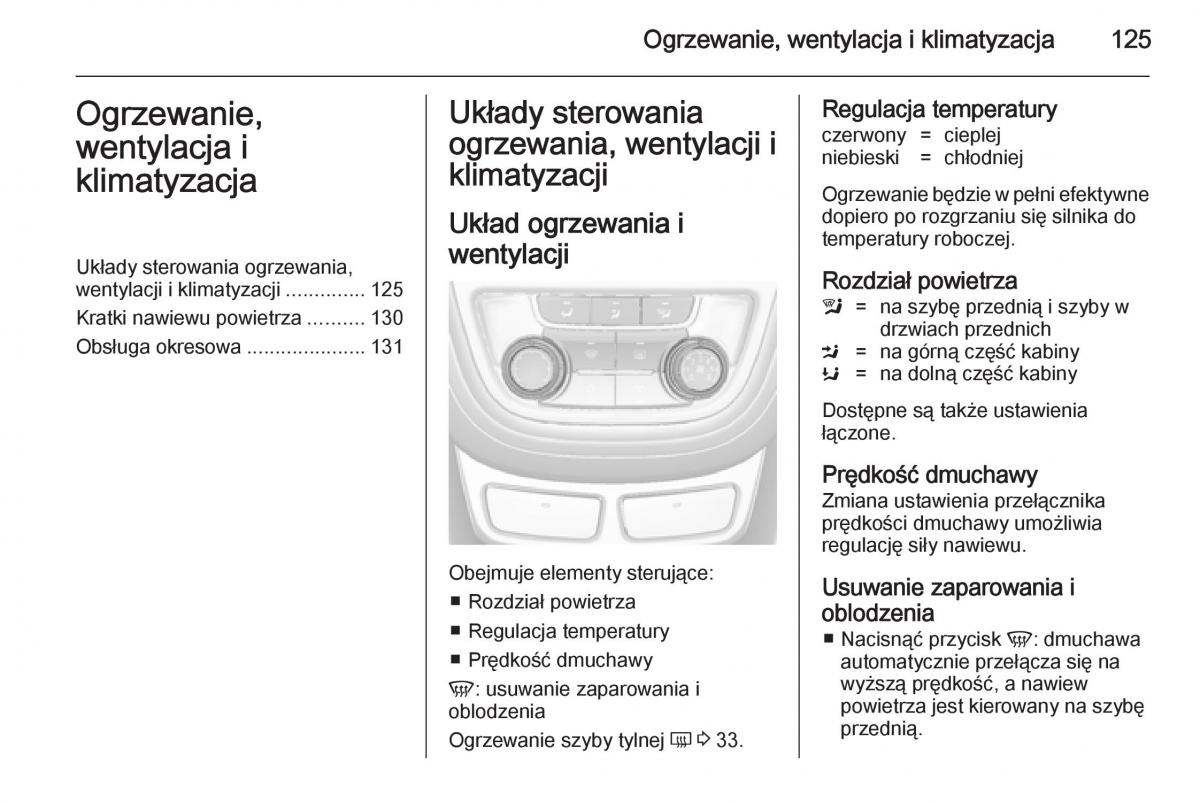 Opel Mokka instrukcja obslugi / page 127