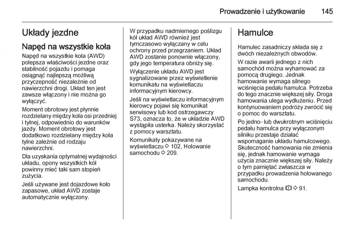 Opel Mokka instrukcja obslugi / page 147