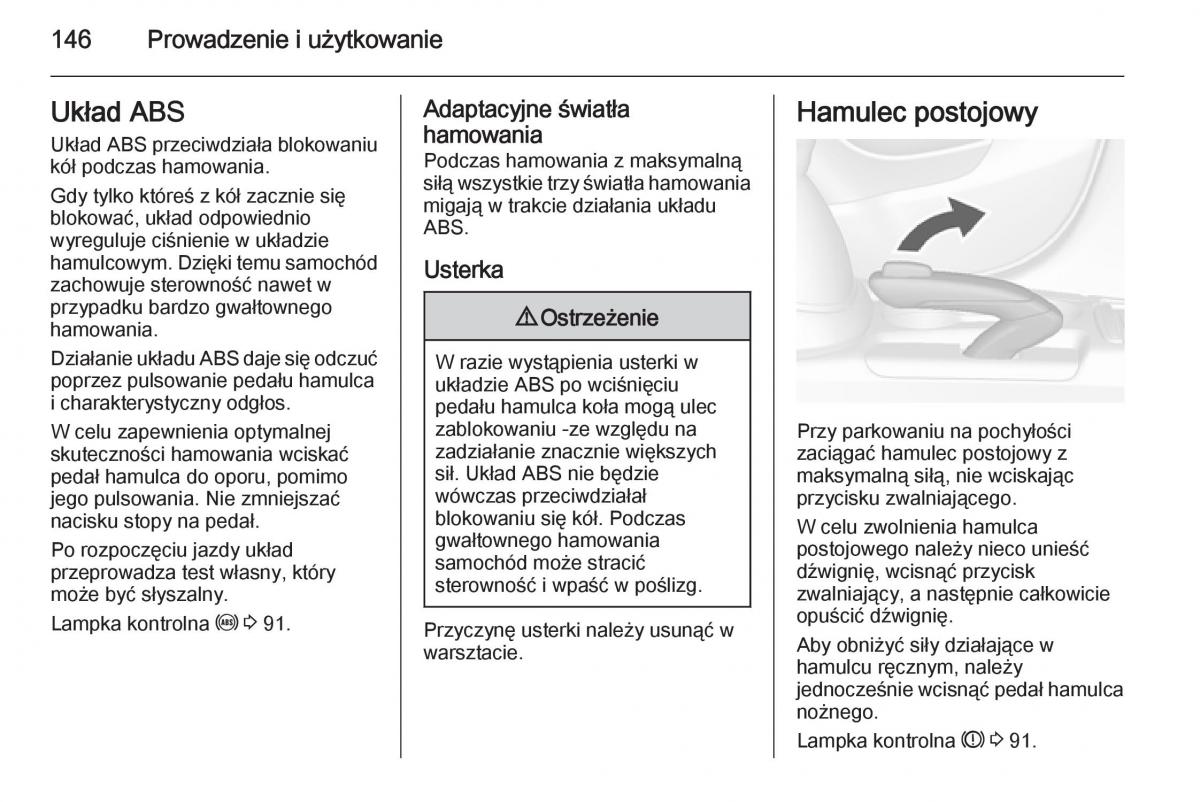 Opel Mokka instrukcja obslugi / page 148