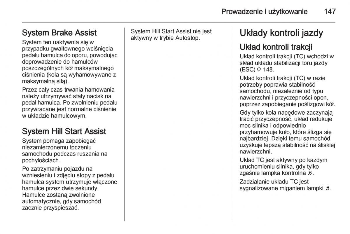 Opel Mokka instrukcja obslugi / page 149