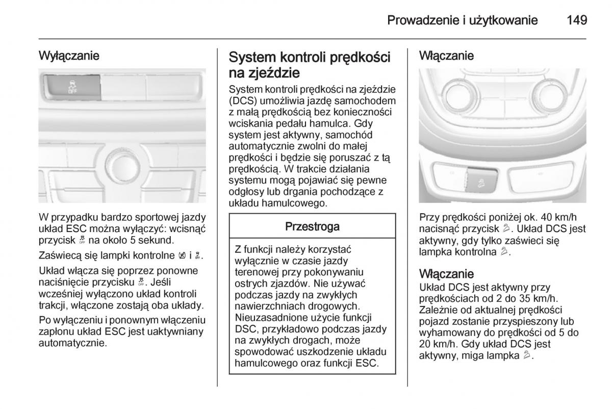 Opel Mokka instrukcja obslugi / page 151