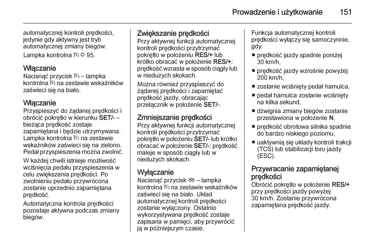 Opel Mokka instrukcja obslugi / page 153