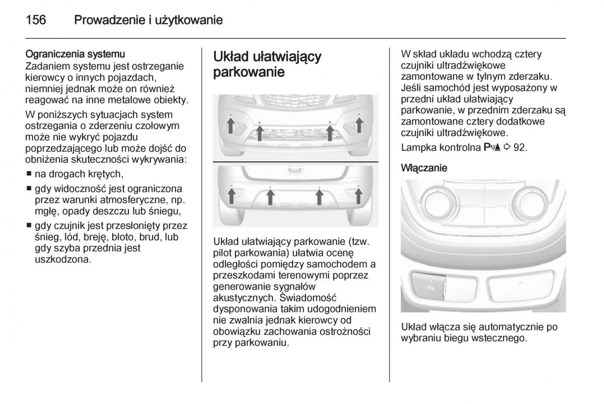 Opel Mokka instrukcja obslugi / page 158