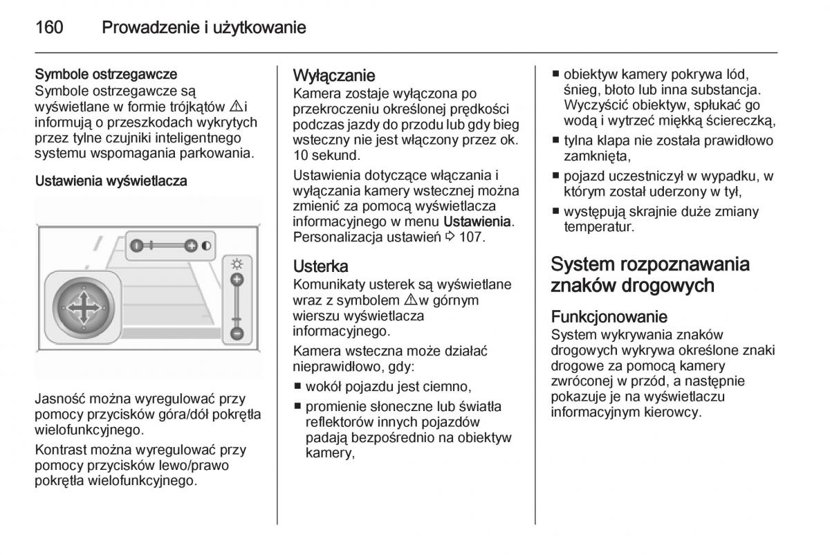 Opel Mokka instrukcja obslugi / page 162