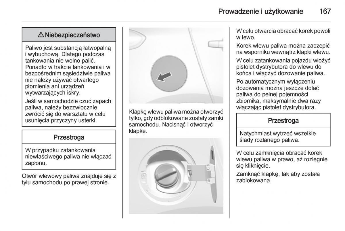 Opel Mokka instrukcja obslugi / page 169