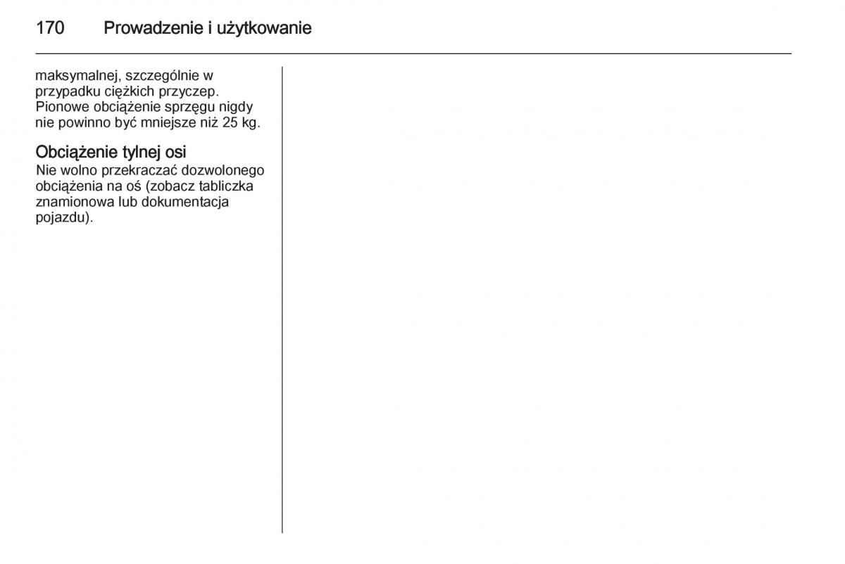 Opel Mokka instrukcja obslugi / page 172