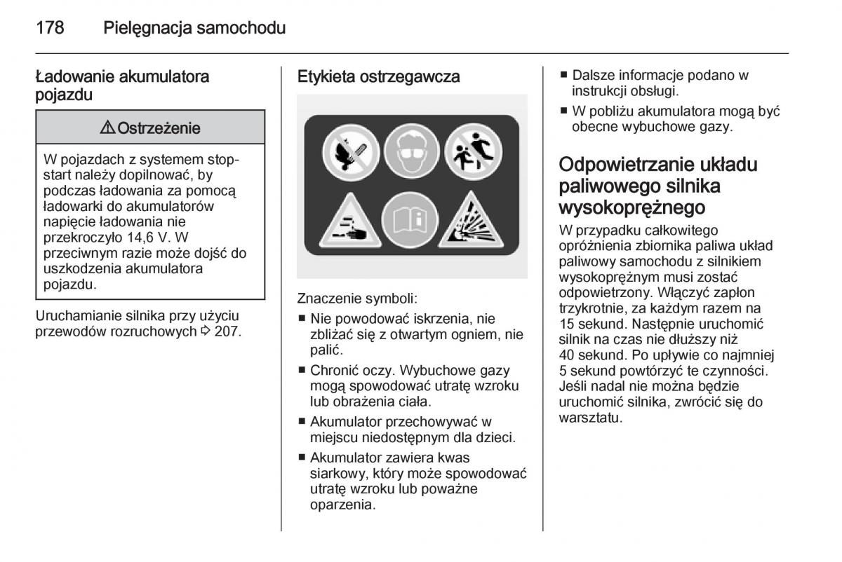 Opel Mokka instrukcja obslugi / page 180