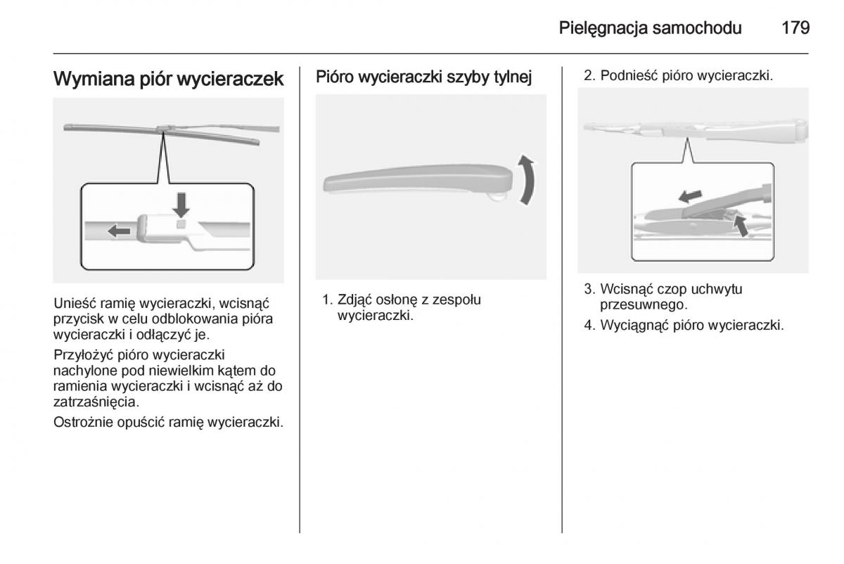 Opel Mokka instrukcja obslugi / page 181