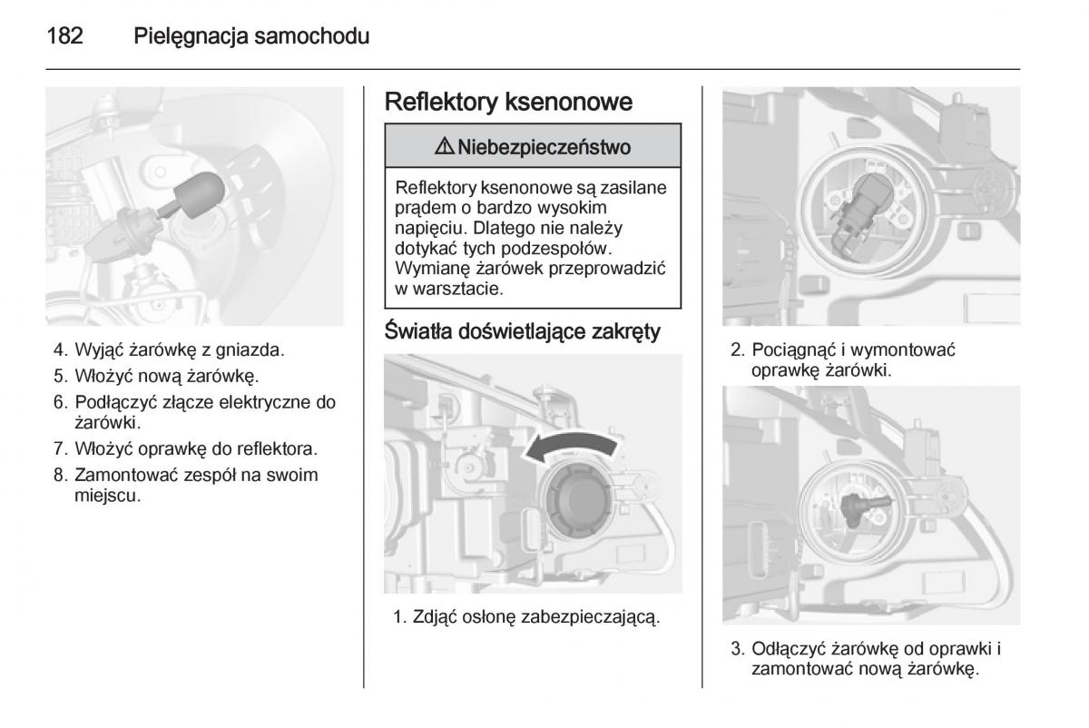 Opel Mokka instrukcja obslugi / page 184