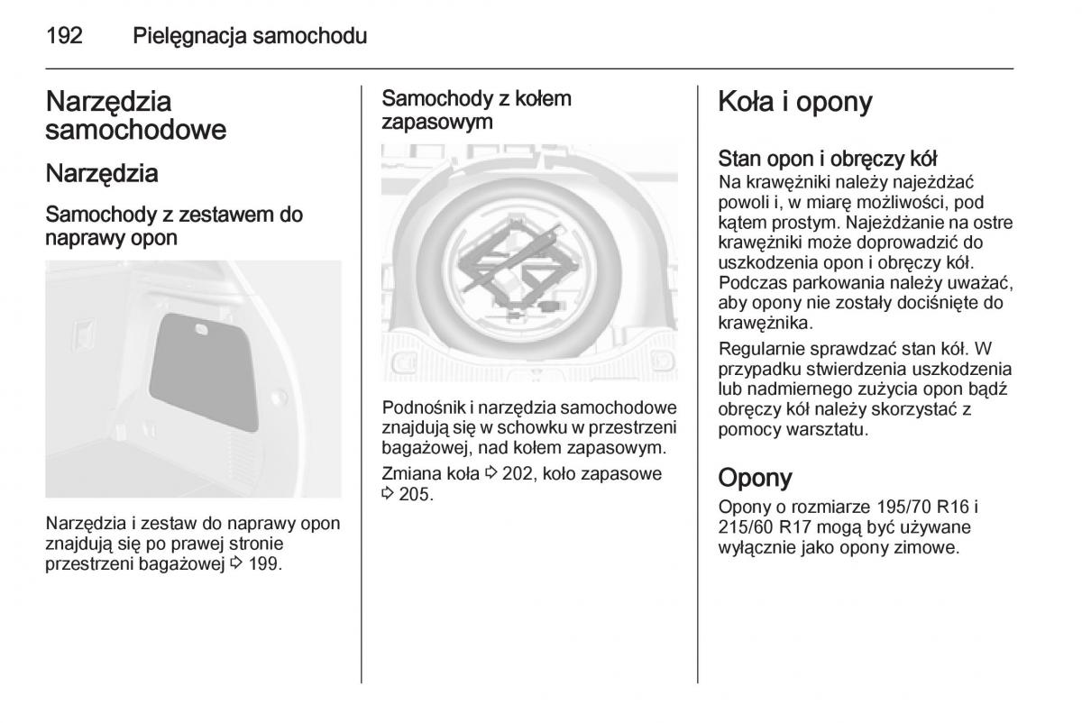 Opel Mokka instrukcja obslugi / page 194