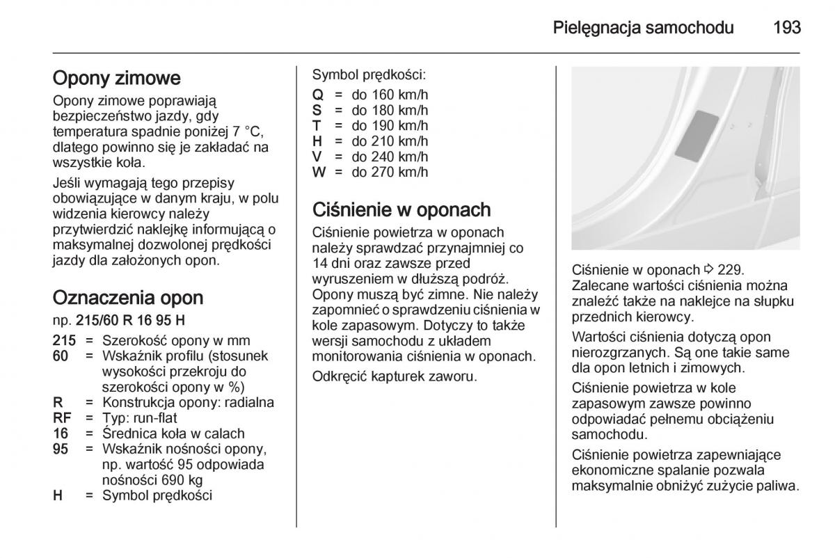 Opel Mokka instrukcja obslugi / page 195