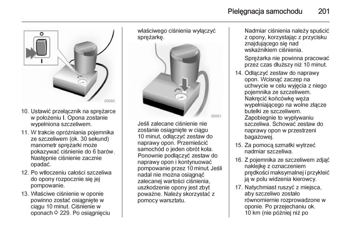 Opel Mokka instrukcja obslugi / page 203