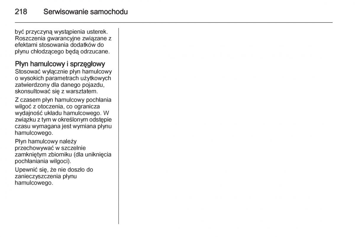 Opel Mokka instrukcja obslugi / page 220