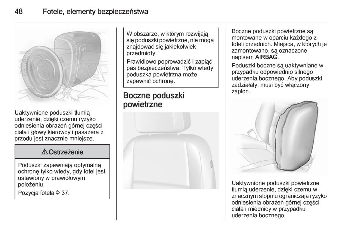 Opel Mokka instrukcja obslugi / page 50