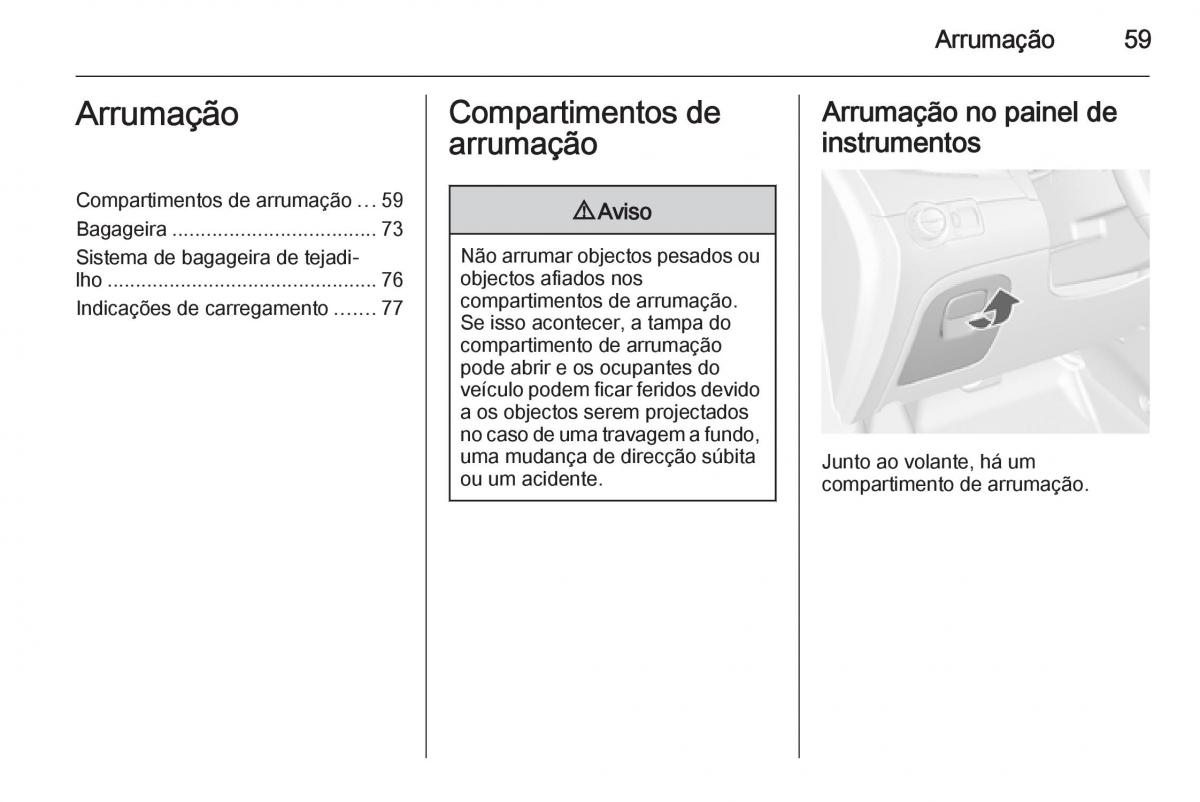 Opel Mokka manual del propietario / page 61