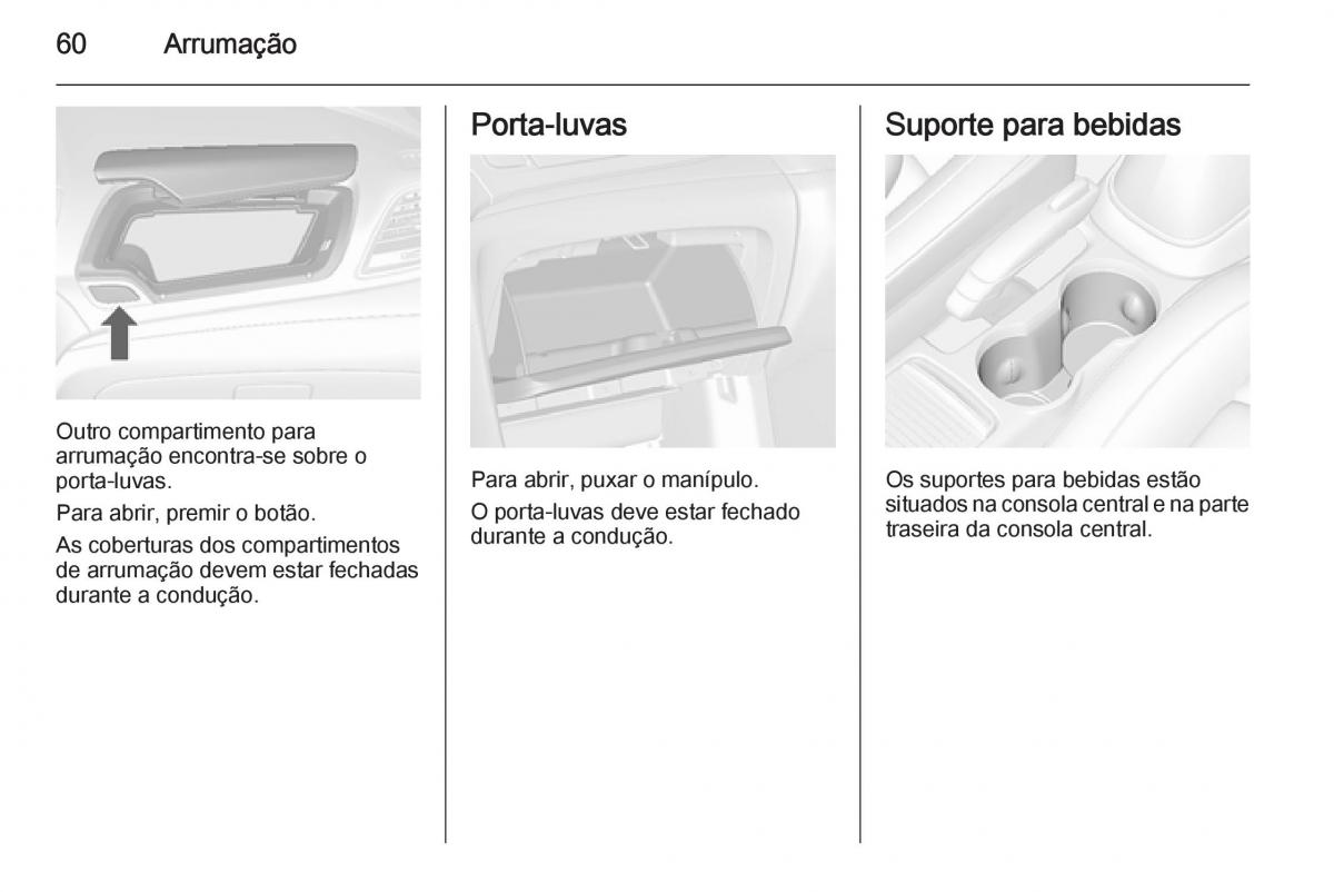 Opel Mokka manual del propietario / page 62