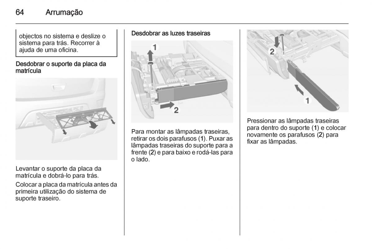 Opel Mokka manual del propietario / page 66