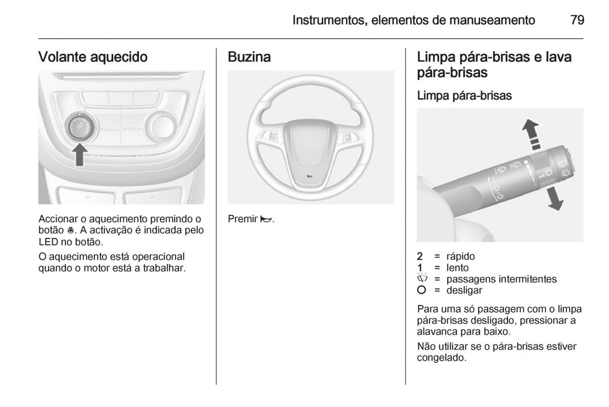 Opel Mokka manual del propietario / page 81