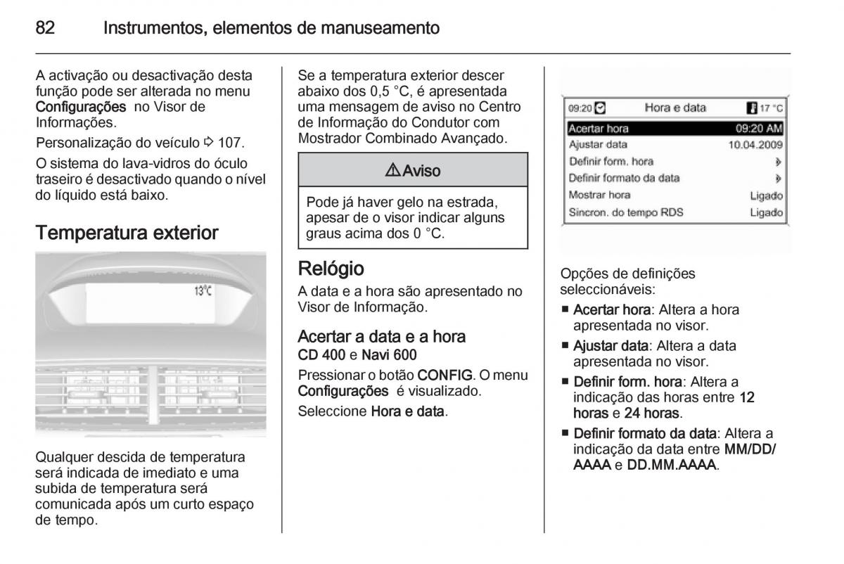 Opel Mokka manual del propietario / page 84