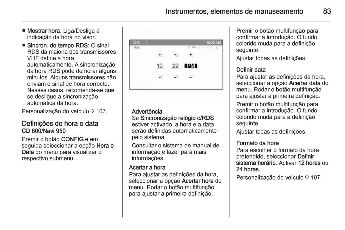 Opel Mokka manual del propietario / page 85