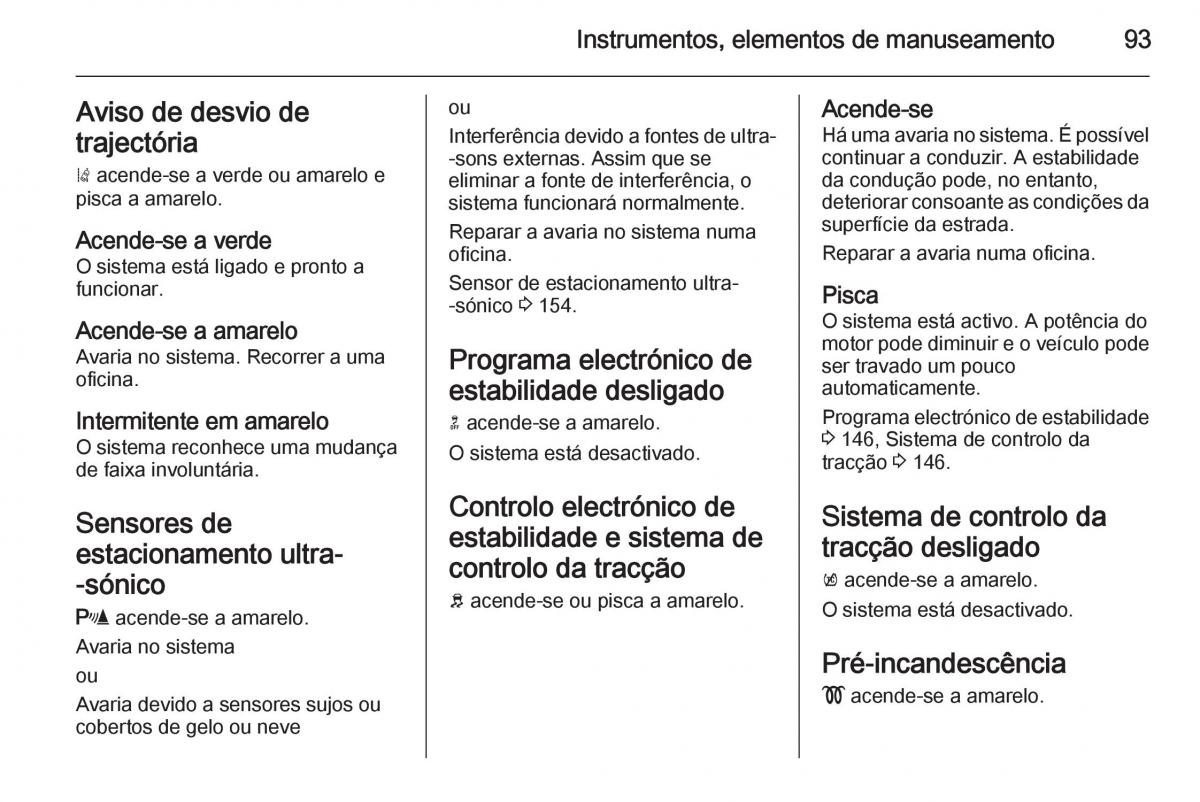 Opel Mokka manual del propietario / page 95