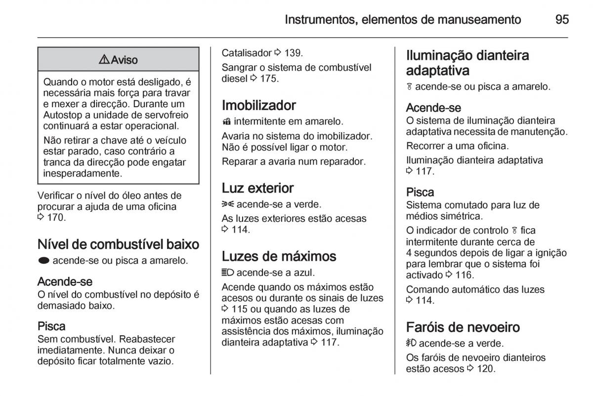 Opel Mokka manual del propietario / page 97