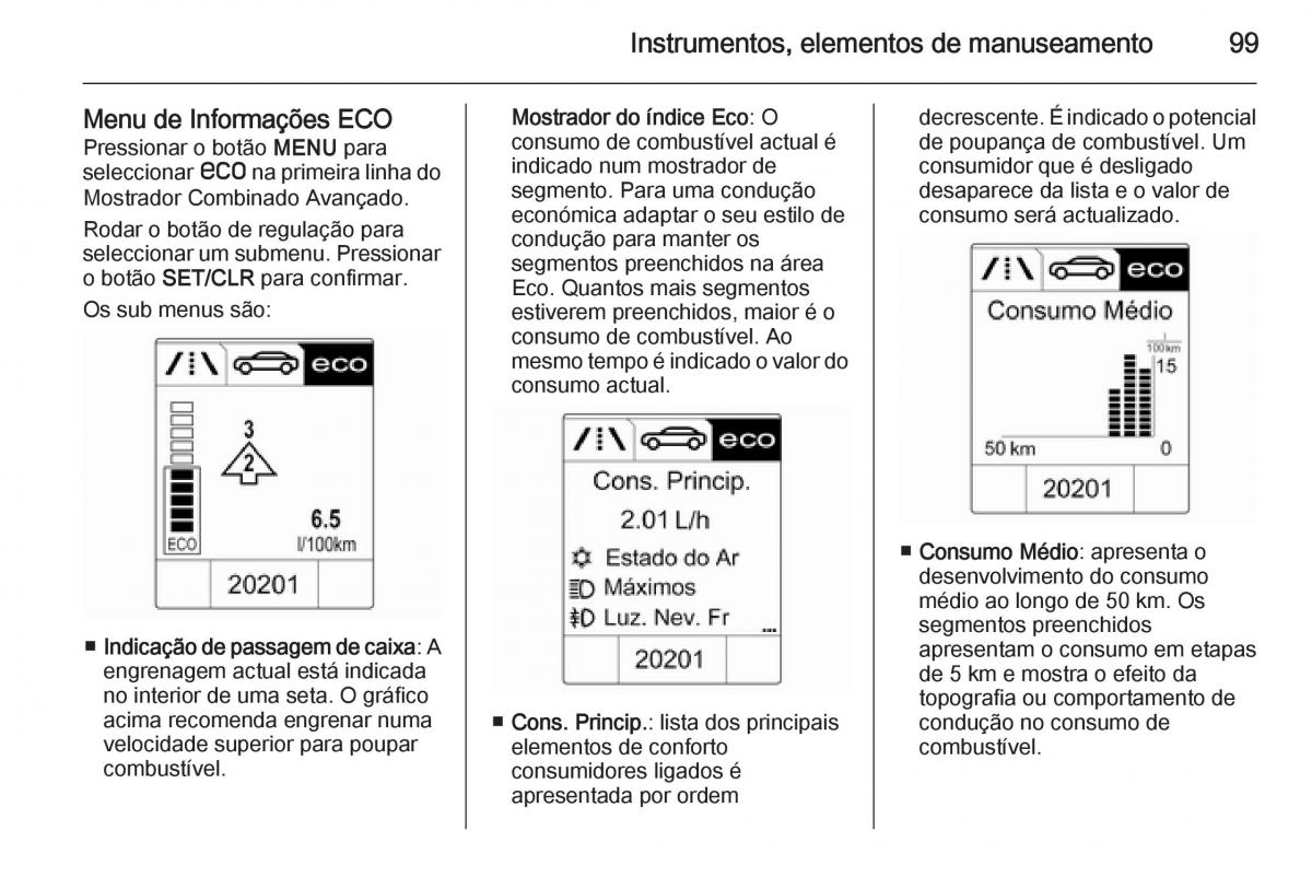 Opel Mokka manual del propietario / page 101