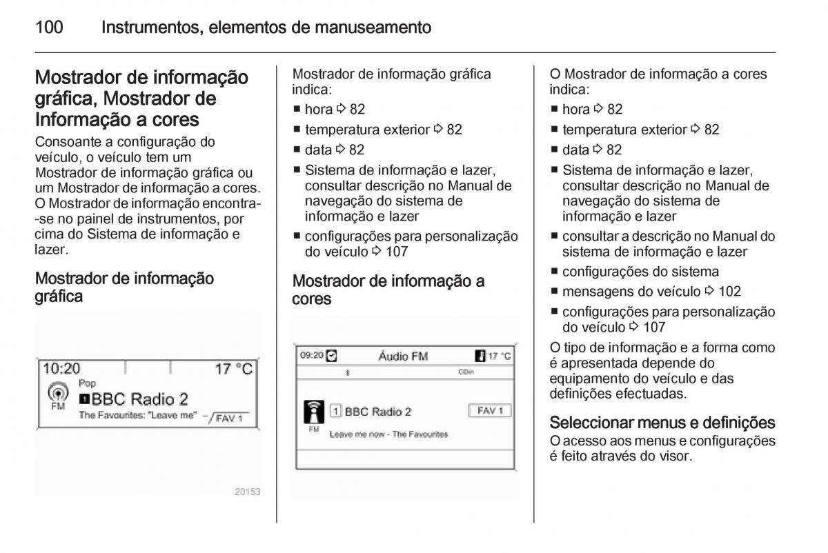 Opel Mokka manual del propietario / page 102