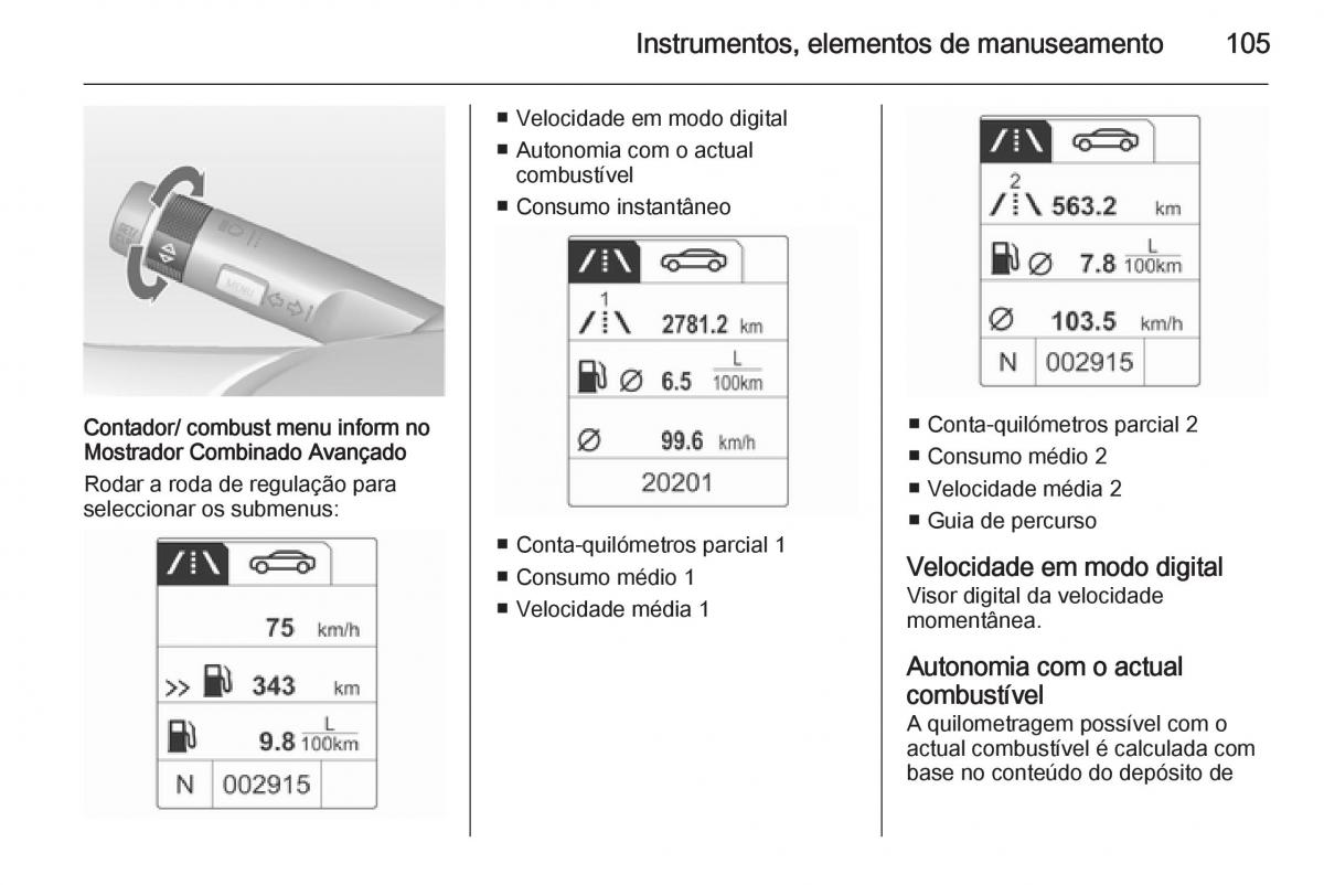 Opel Mokka manual del propietario / page 107