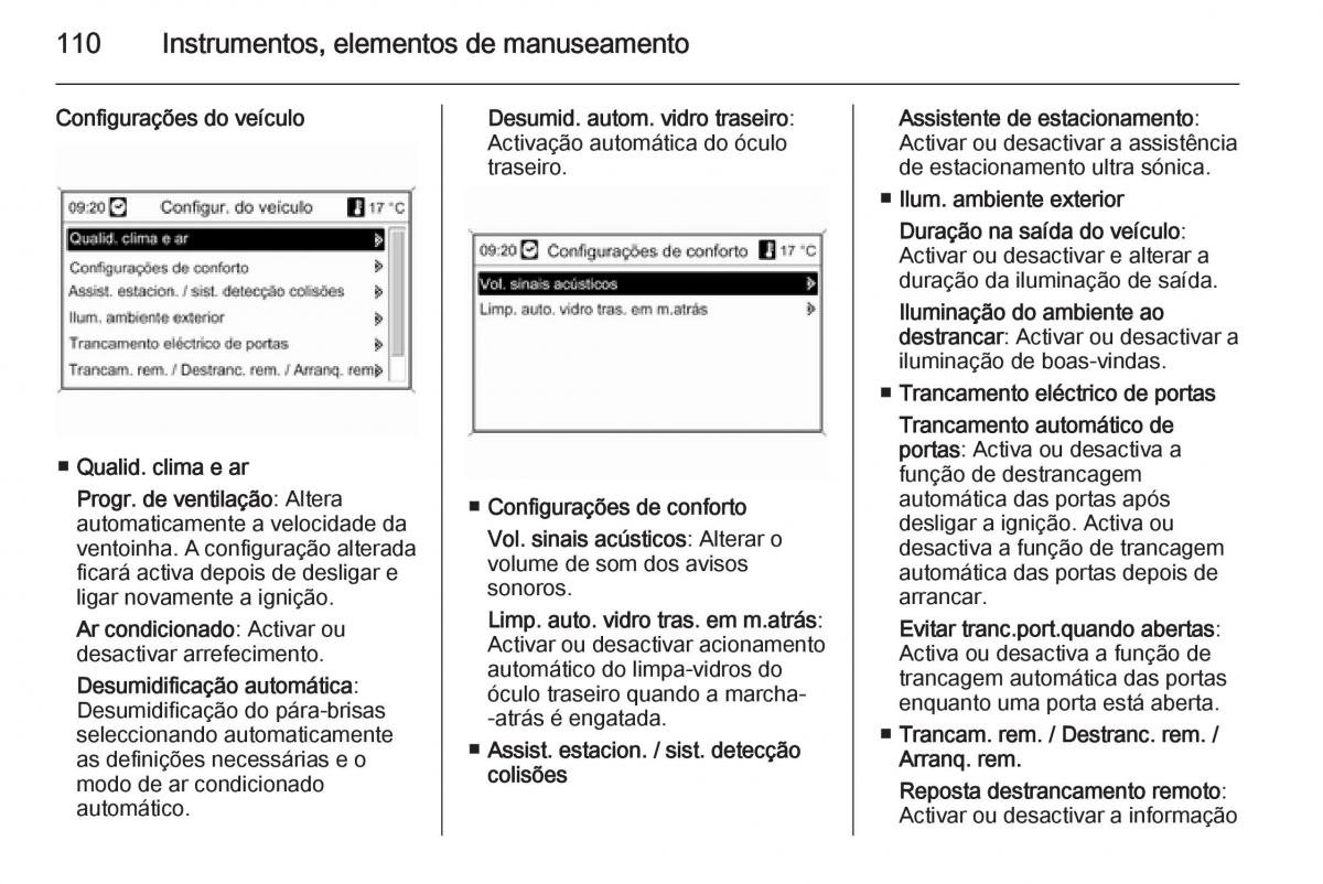 Opel Mokka manual del propietario / page 112