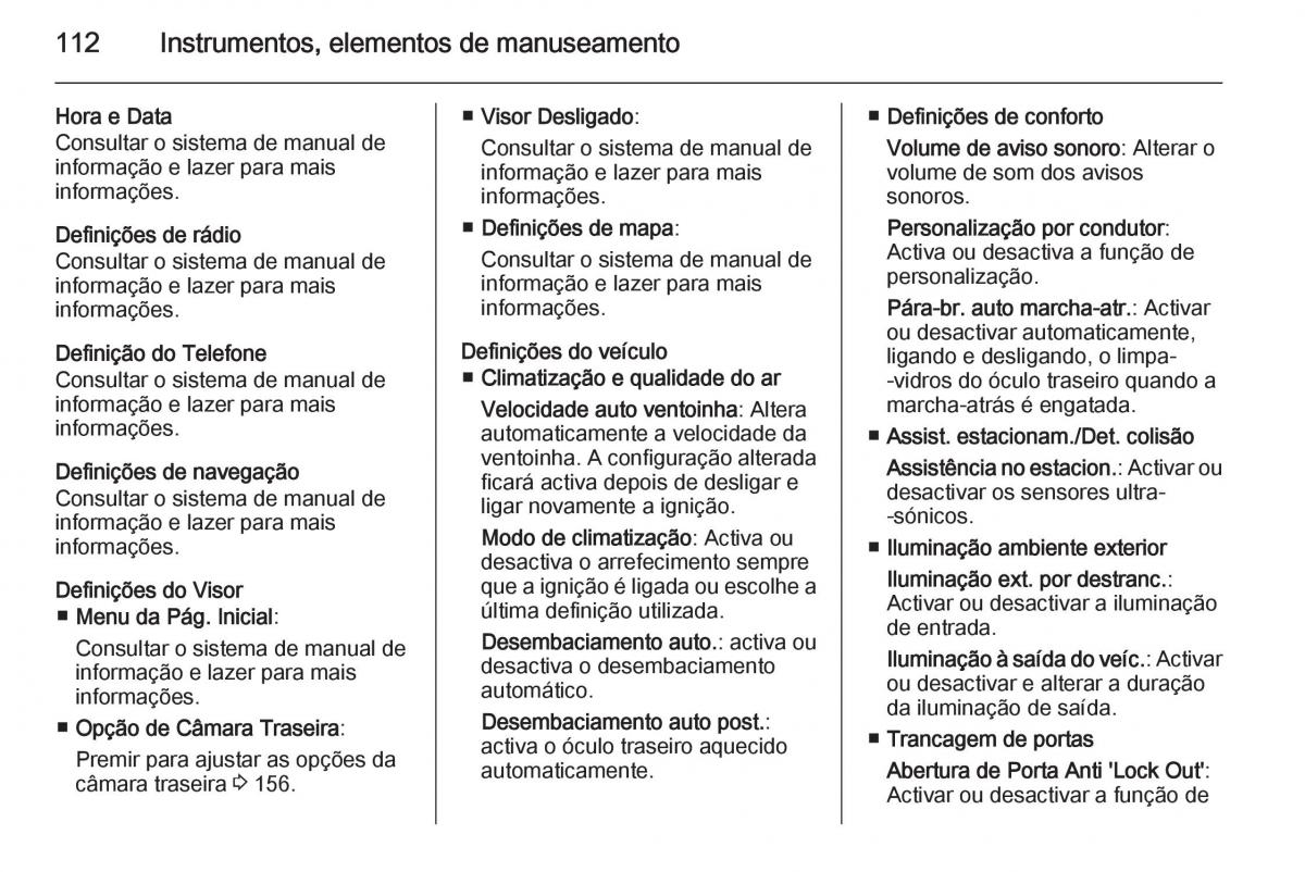 Opel Mokka manual del propietario / page 114