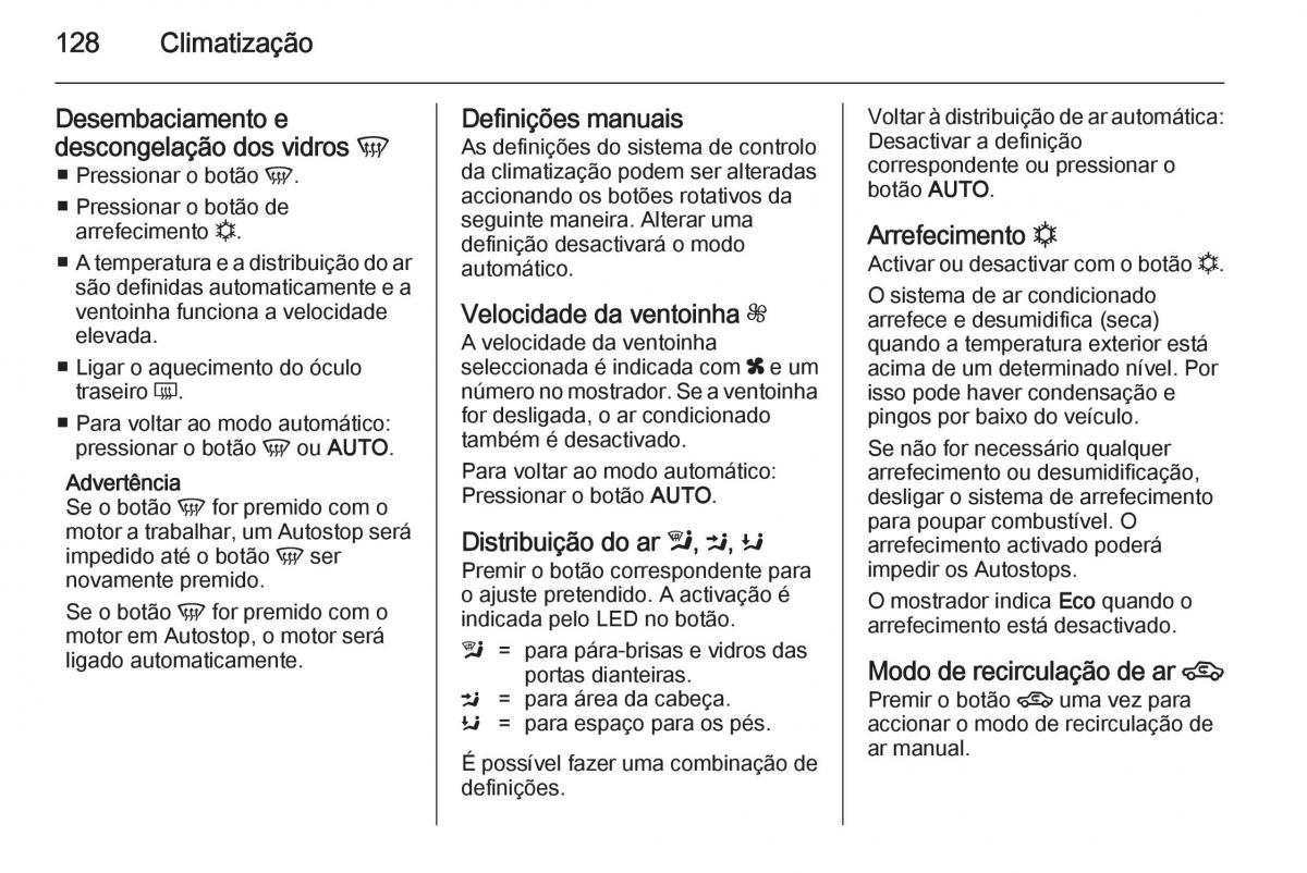 Opel Mokka manual del propietario / page 130