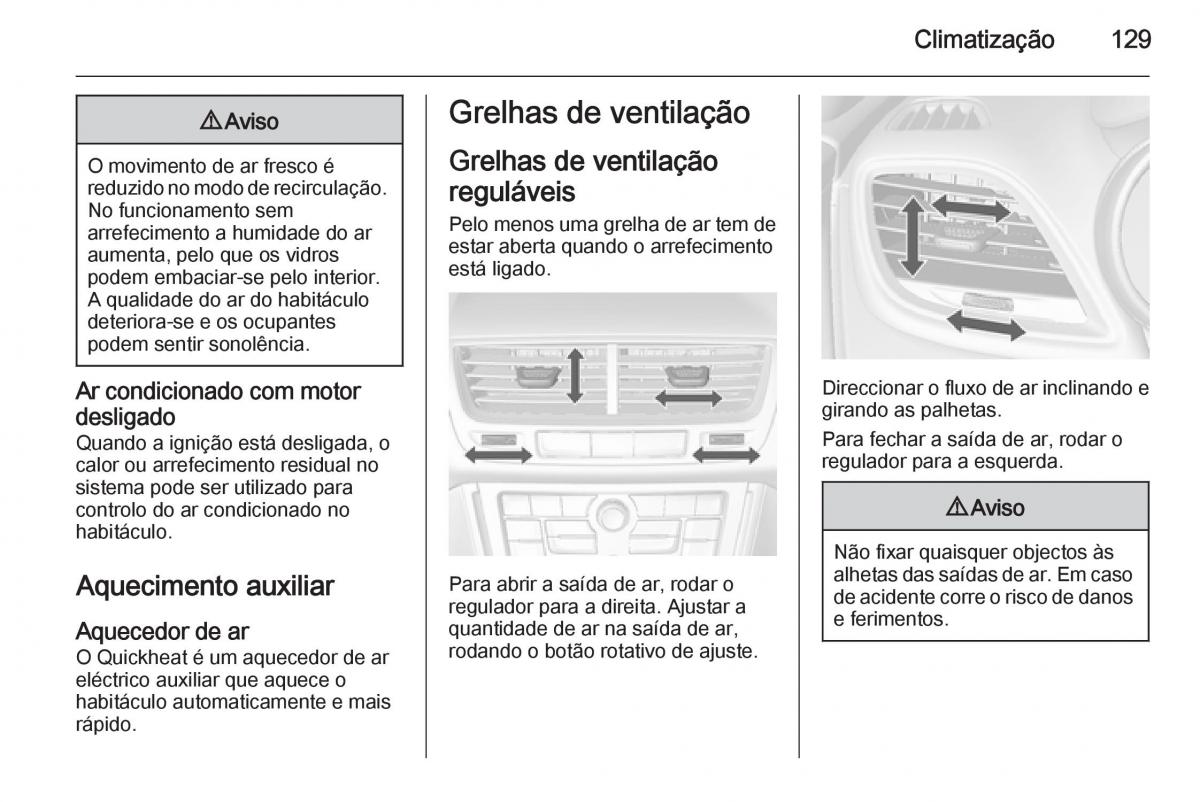 Opel Mokka manual del propietario / page 131