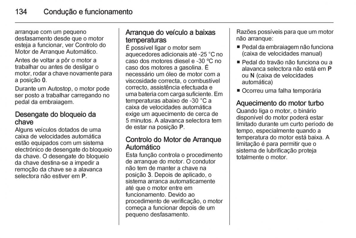 Opel Mokka manual del propietario / page 136