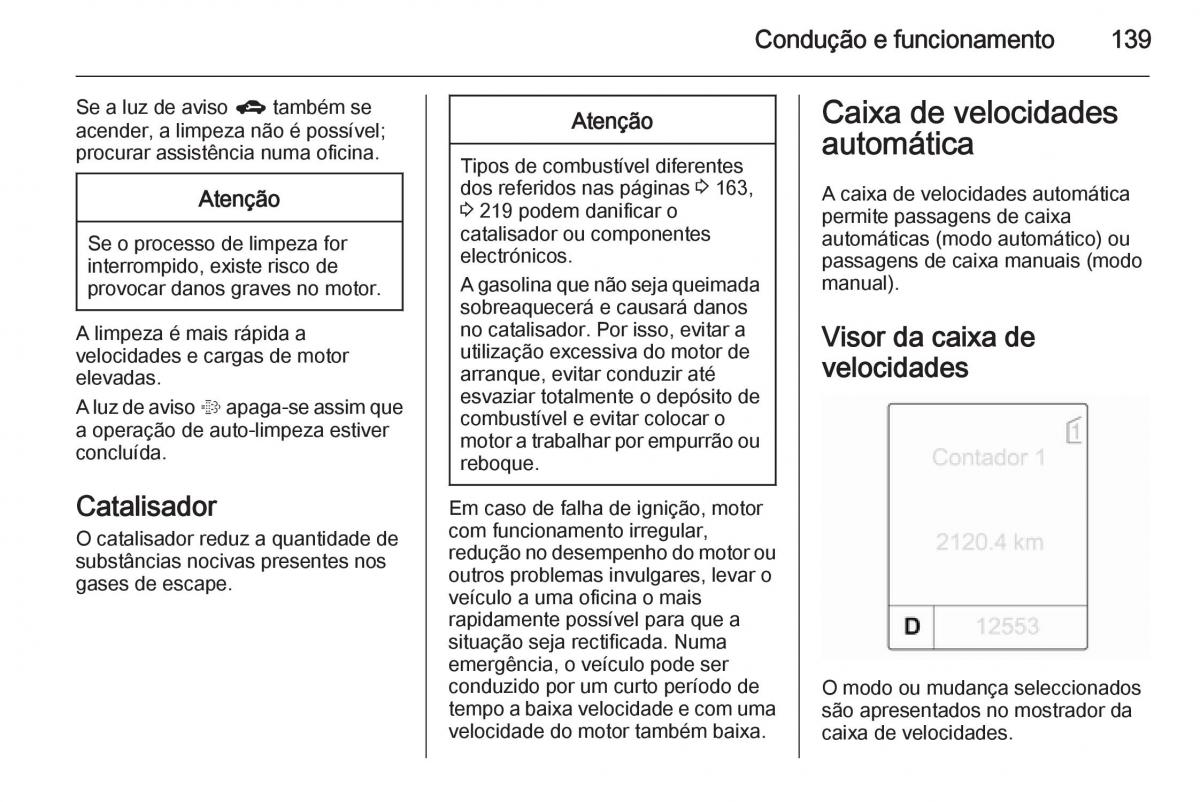 Opel Mokka manual del propietario / page 141